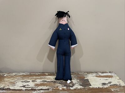 Dammit Doll Nuclear Hazard Symbol Blue Uniform Stress Relief Worker Radioactive