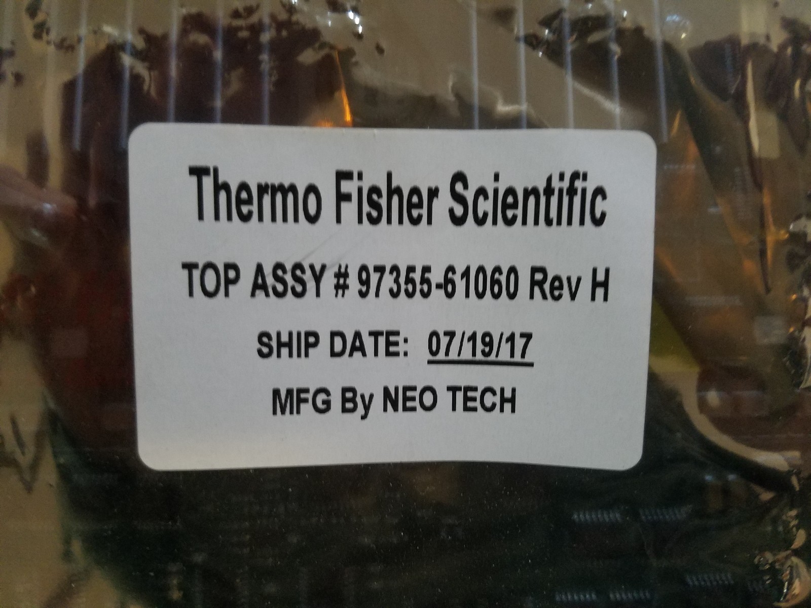 Thermo Scientific  Analog pcb for LTQ Orbitrap Velos  P/N: 97355-61060 Rev. H