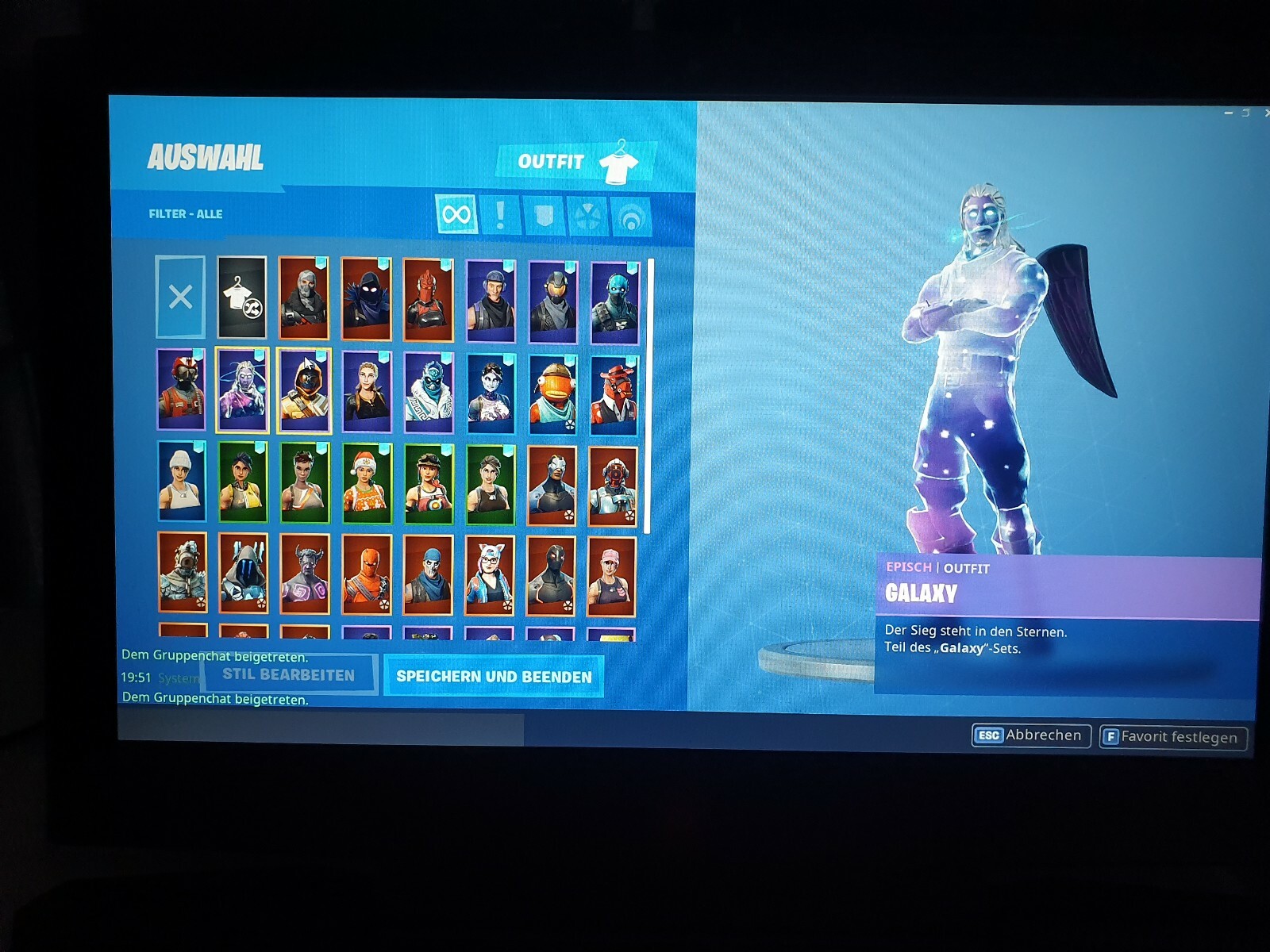 Fortnite Account Galaxy Skin Gamescom Spray Fortnite Skins Und - startseite