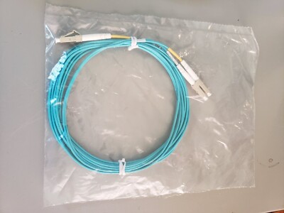 3.5 m LC to LC Fiber Optic Patch Cable 10G Multimode OM3 Duplex Corning Plus