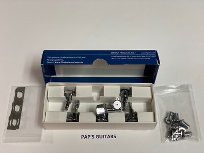 NEW HIPSHOT CHROME STAGGERED 19,20,21 LOCKING TUNING PEGS