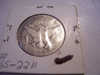 1911 BARBER HALF DOLLAR COIN  SILVER