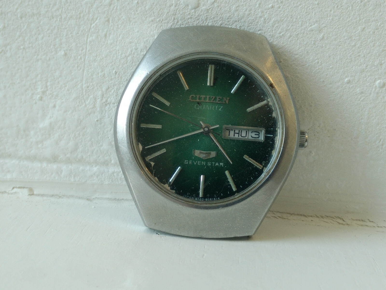 Vintage Citizen 4-853810 Quartz Seven Star Mens Watch 1970