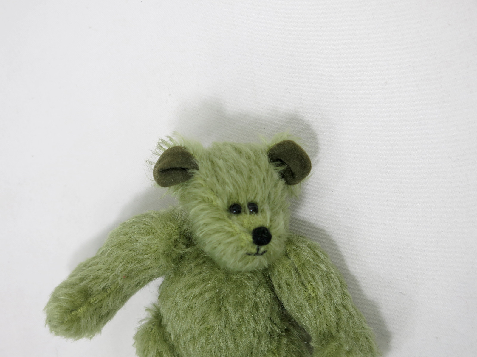 Wonderful  Little Green Mohair Teddy Bear by Boo Bears  6