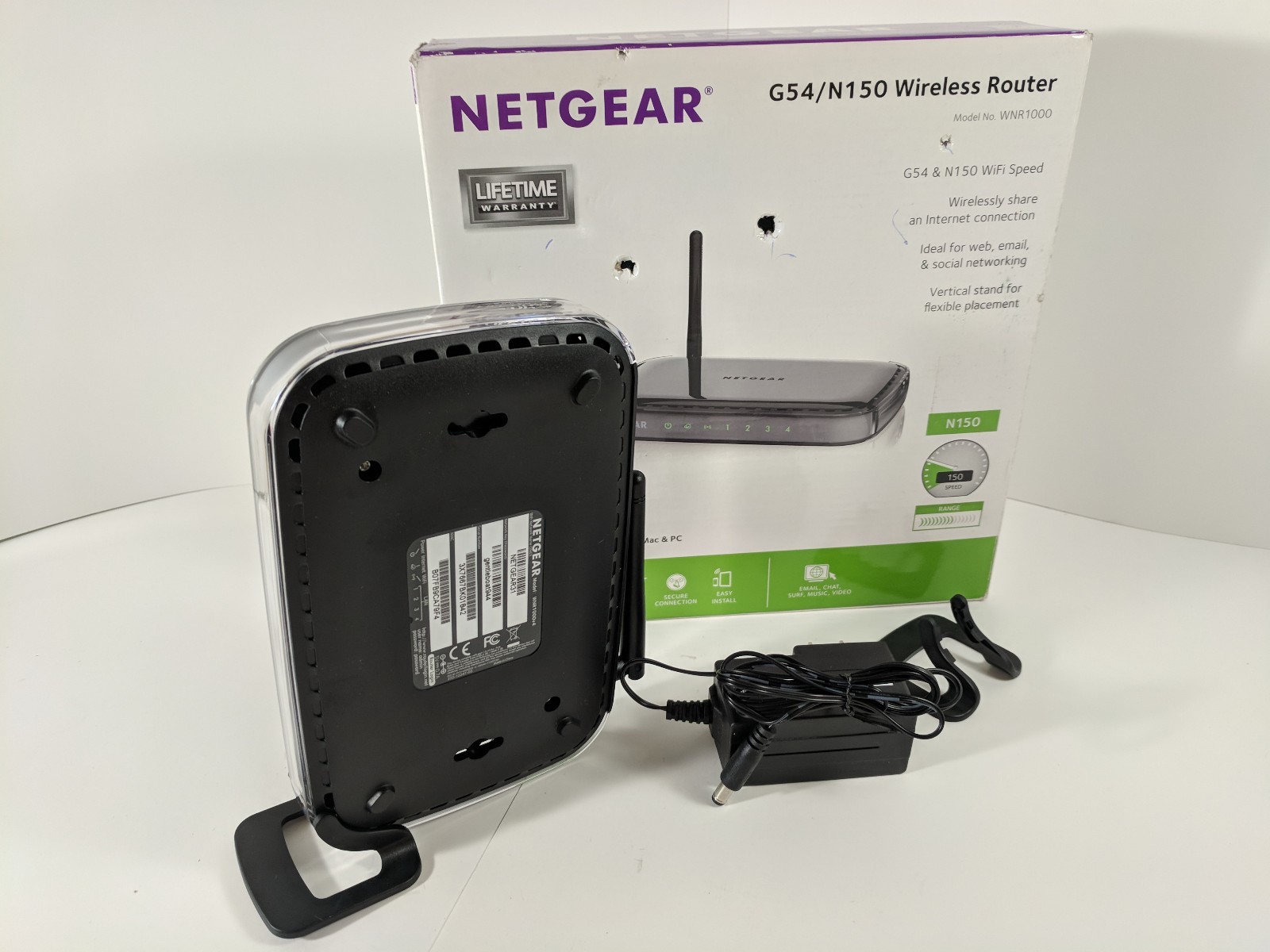 Netgear N150 150 Mbps 4-Port 10/100 Wireless N Router (WNR1000)