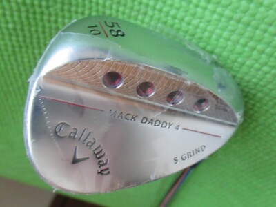Rare mint in plastic Callaway MD4 mack daddy 4 58 L lob wedge  LAST ONE