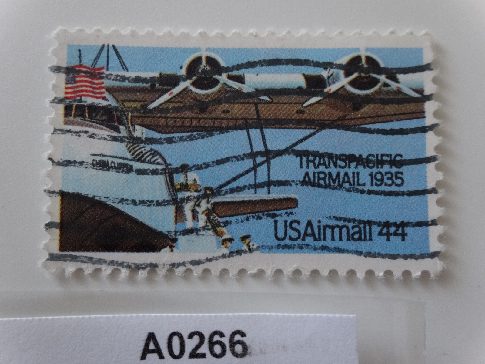 トランスパシフィックエアメール切手 1935年 USAirmail 44 44 Cent Denomination US Back of Book Air Mail Stamps for
