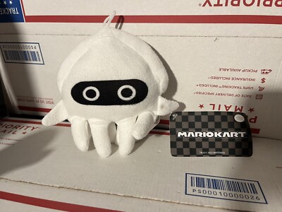 Mario Kart Blooper Squid Ghost 5-6'' Plush Stuffed Toy NWT New Official Ink