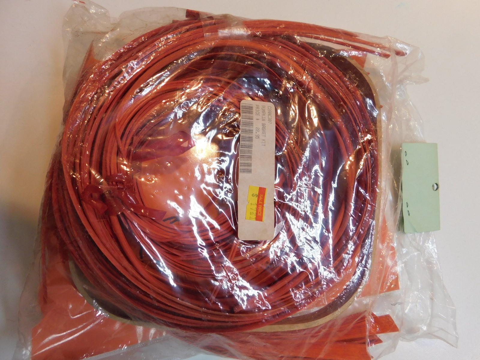 PUMPKIN BASKET MAKING KIT NIP crafts