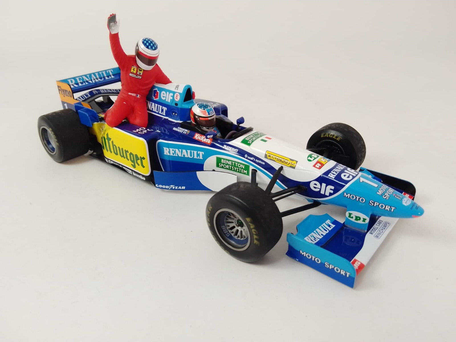 Minichamps Benetton B195 #2 Johnny Herbert Winner British GP