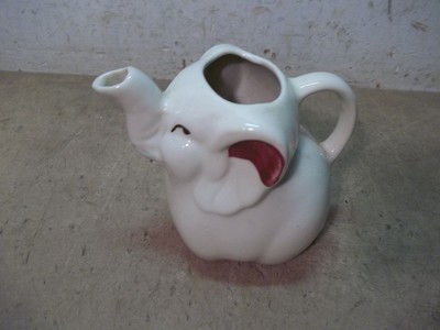 Old unmarked Shawnee Ceramic Elephant Cream Pitcher