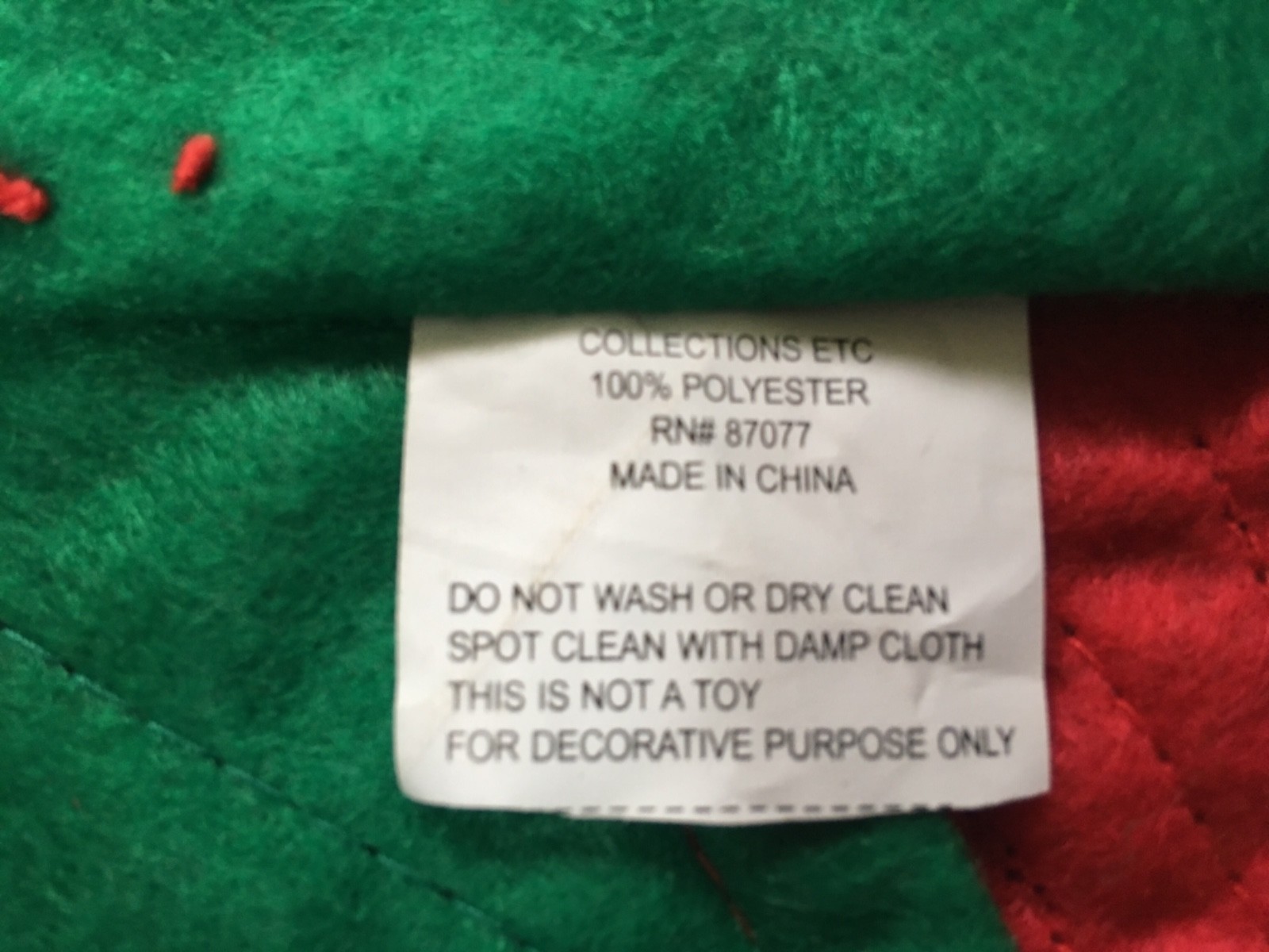 Christmas Decorations Poinsettia Floral Petal Window Valance Cloth Curtain