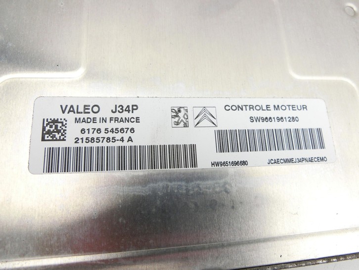 Citroen C2 JM 05-08 1,4 54KW Steuergerät ECU für Motor Motorsteuergerät Citroen C2 JM 05-08 20.10.2006 21585785-4... Vorschau 4