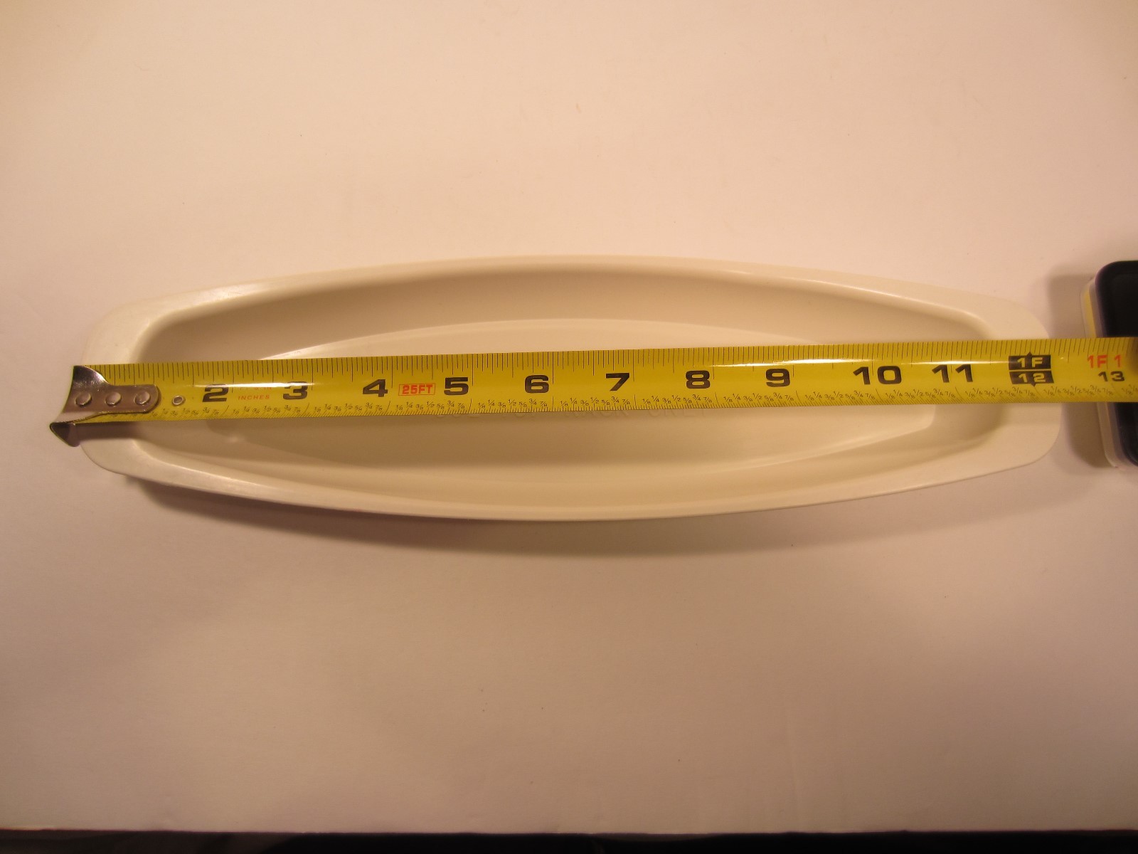 Genuine George Foreman Grill White Drip Tray Grease Pan Plastic Part 12.5