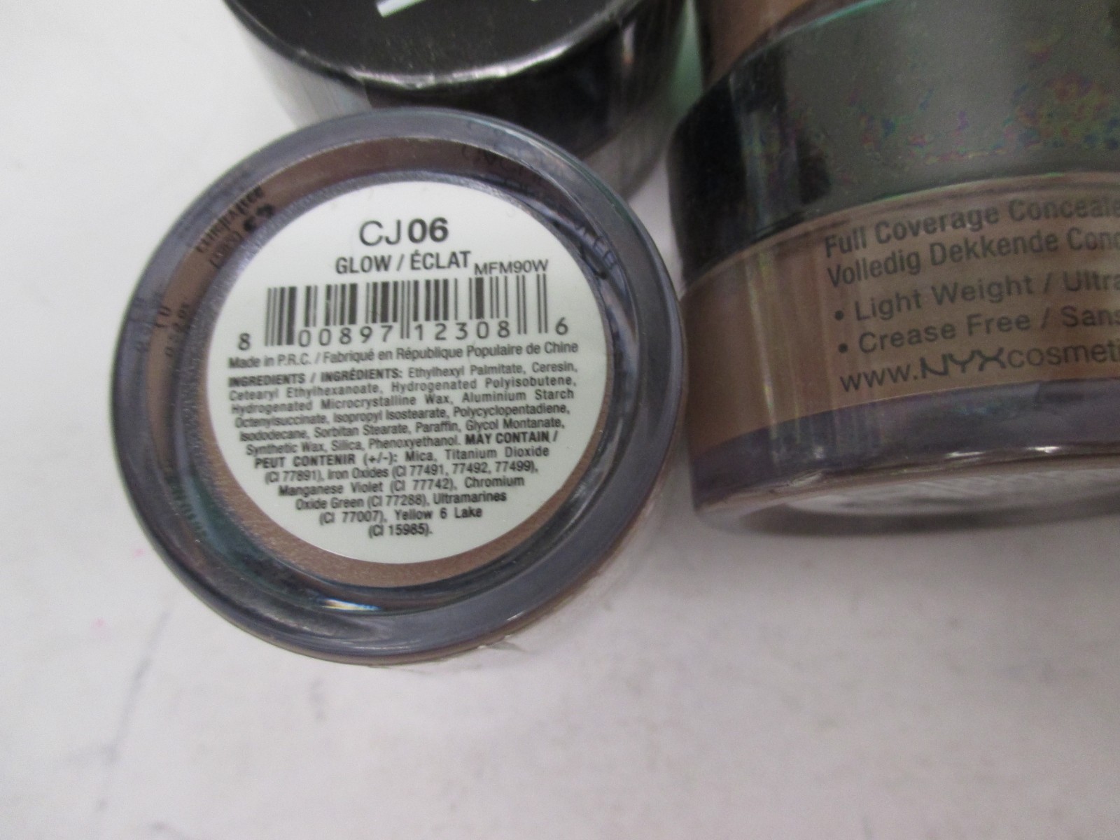 6 NYX FULL COVERAGE CONCEALER #CJ06 GLOW - AA 16627