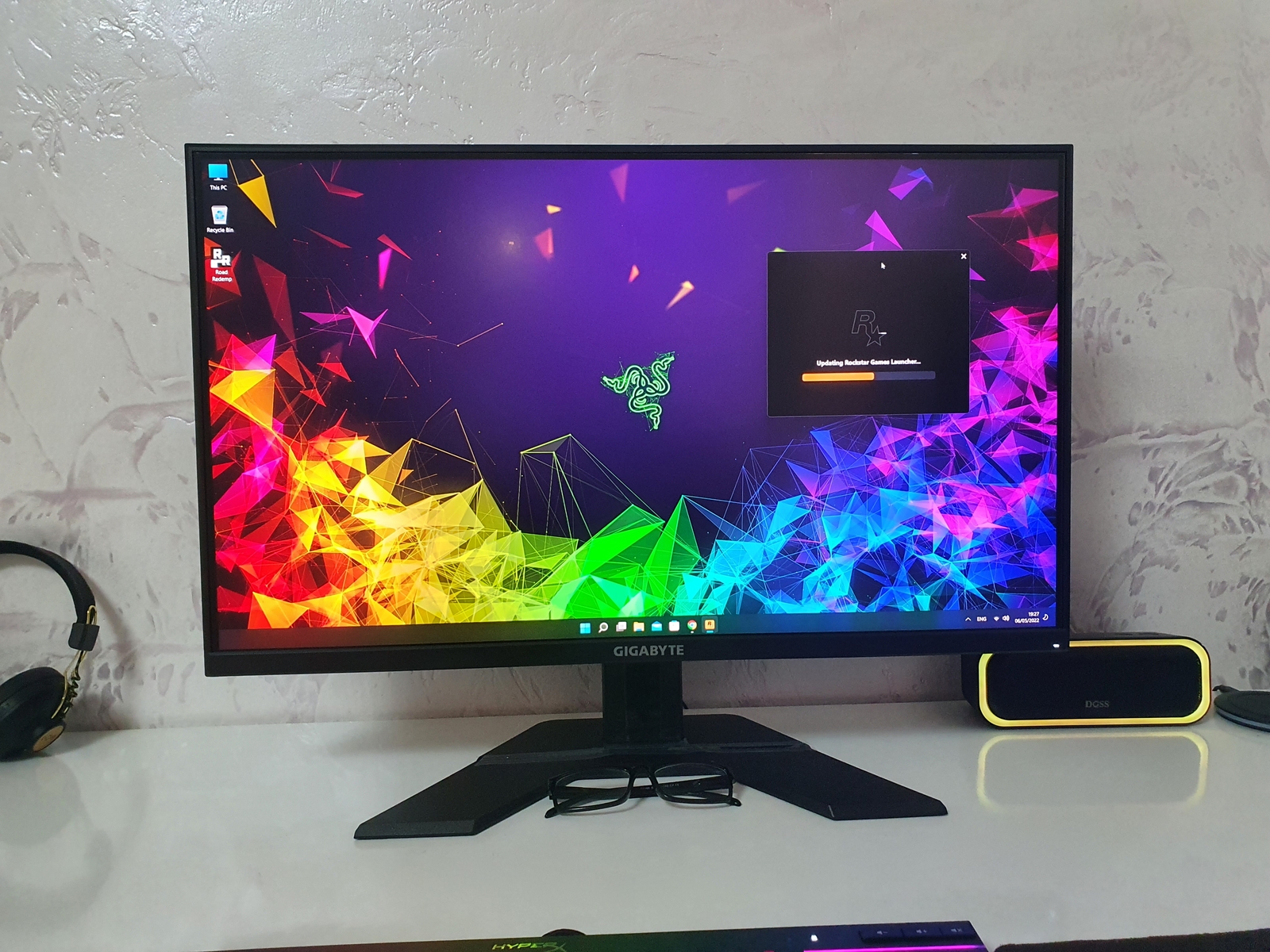 GIGABYTE G27Q 27 144Hz 1440P Gaming Monitor, 2560 x 1440 IPS Display, 1ms  (MPRT 889523020937