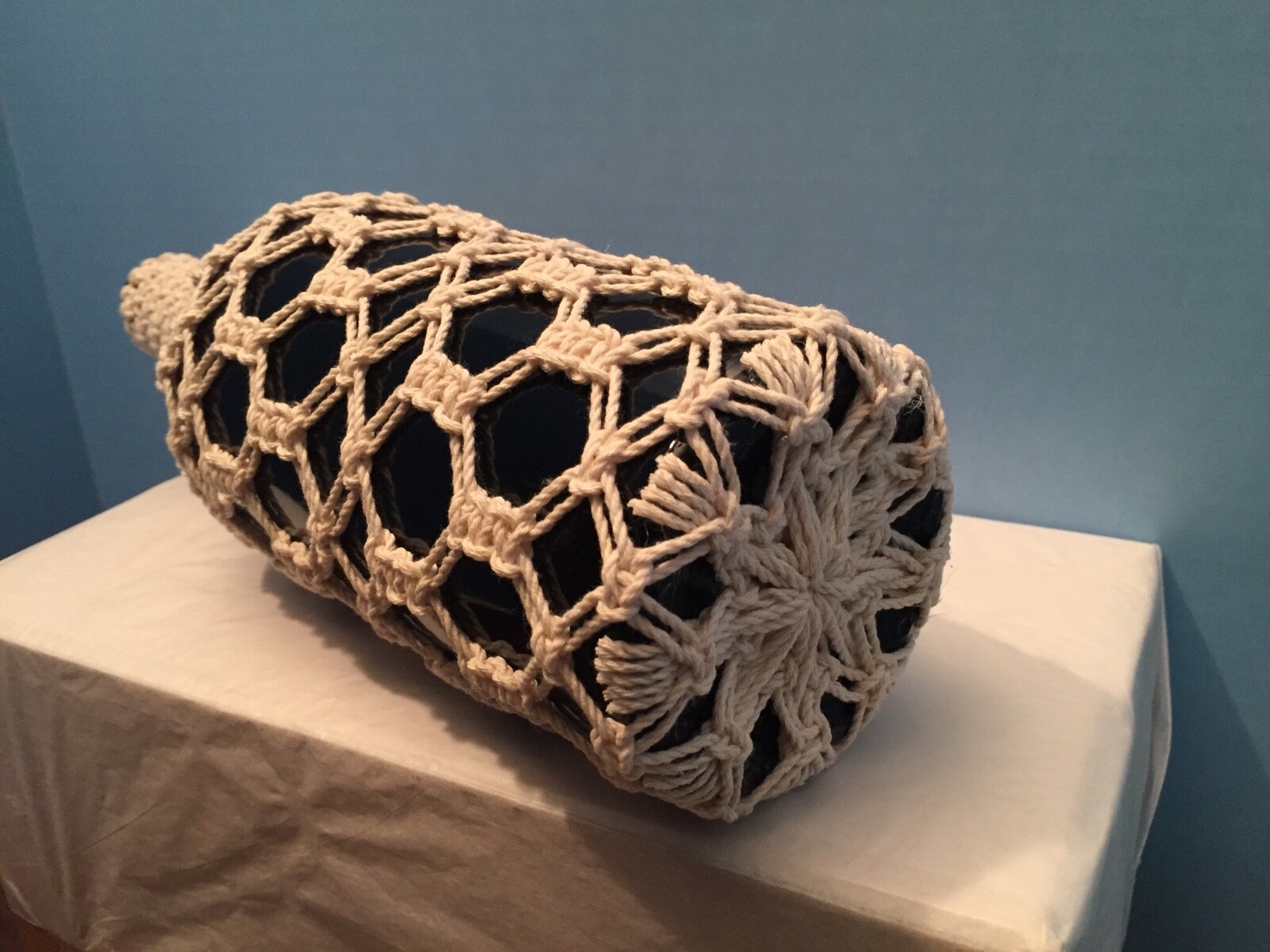 Macrame Hand Made Wine Bottle