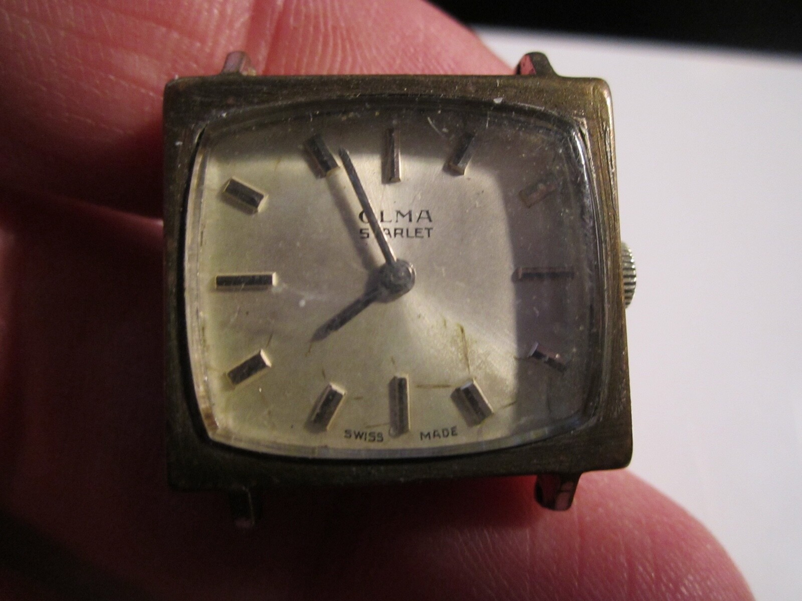OLMA STARLET MANUAL MECHANICAL WATCH NO BAND RUNS GREAT OLMA STARLET MANUAL MECHANICAL WATCH NO BAND RUNS GREAT