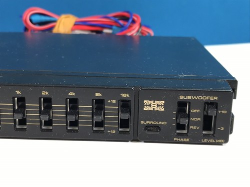 Pioneer 9 Band Graphic Equalizer Model EQ-5000 Car Audio Vintage Electronics