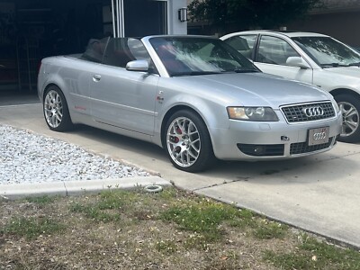 2005 Audi S4 Convertible Grey AWD Automatic QUATTRO CABRIOLET