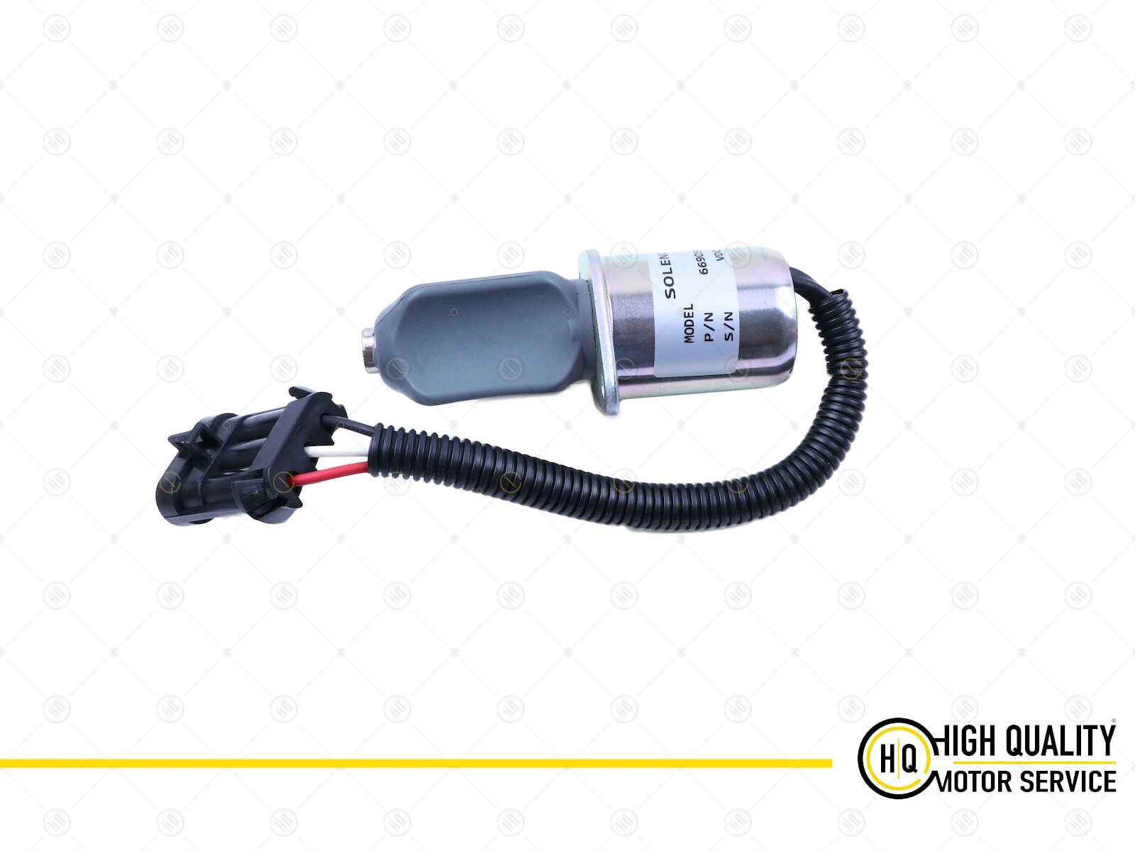 ★★yanamr★★ Shutdown Device, Solenoid For Yanmar, Cummins 6690563, 2-1/2