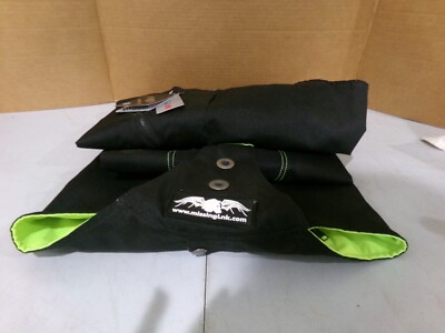 MISSINGLINK  RHCKG4 REVISIBLE BLACK TO HI-VIZ SAFETY HOOK CHAPS 4XL