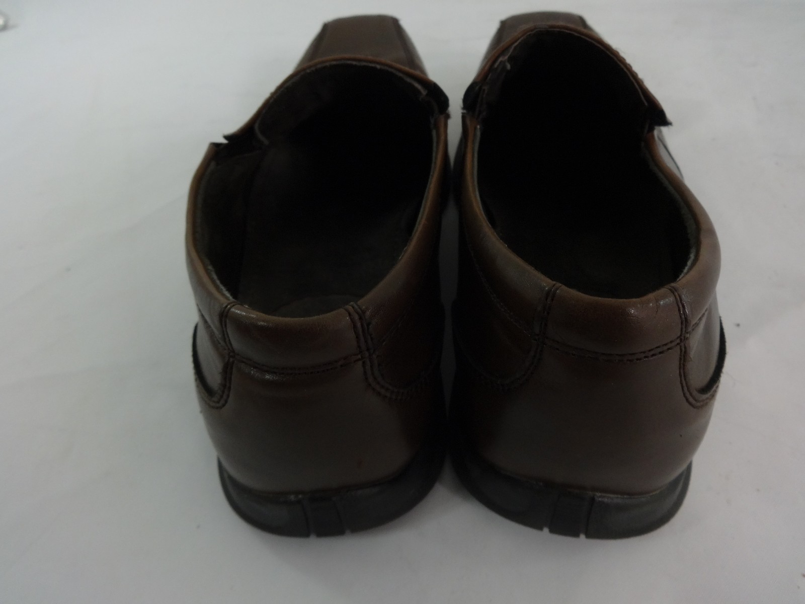 DEXTER MENS BROWN LEATHER DEXFLEX LOAFERS SHOES SIZE 9 M