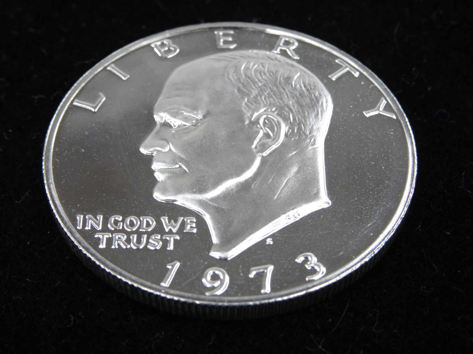 1973-S Eisenhower Silver Dollar Proof 40% Silver $1 US Mint Coin