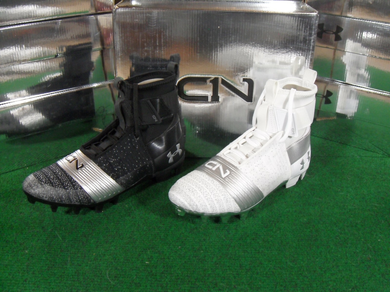 youth under armour cam newton football cleats