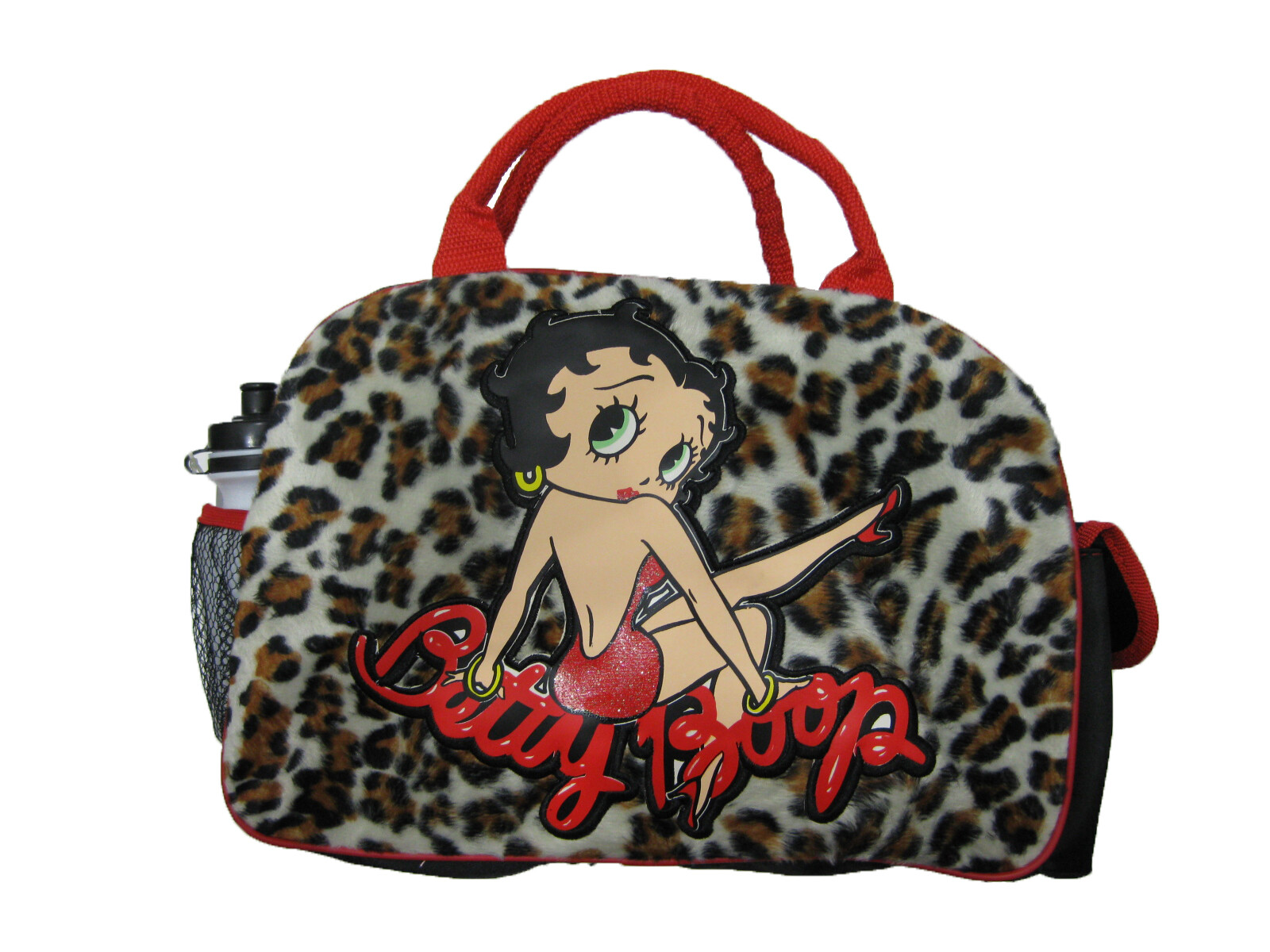 OOCL03SR Betty Boop Leopard Handbag / Purse 14” X 10” x 5 OOCL03SR Betty Boop Leopard Handbag / Purse 14” X 10” x 5