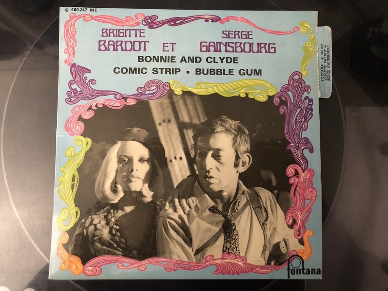 ++ Awesome Condition Gainsbourg Ep Bonnie And Clyde Bardot
