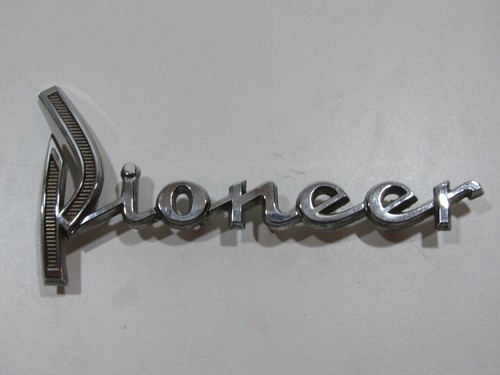 Vintage Pioneer Lincoln Mercury Car Dealer Dealership Metal