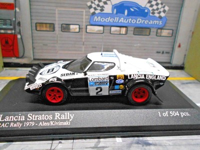 LANCIA Stratos HF Rallye RAC 1978 2 Alen GB England S-Preis 1:43