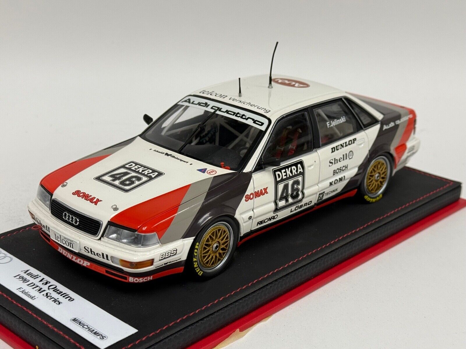 1/18 Minichamps Audi V8 Quattro 1990 DTM of Jelinski on 1/18 Minichamps Audi V8 Quattro 1990 DTM of Jelinski on