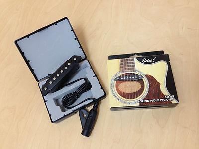 Belcat SH-85 Soundhole Pickup with Active Power Jack for Acoustic Guitar