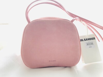 Jil Sander Medium Dome Suede Crossbody Bag NWT $990