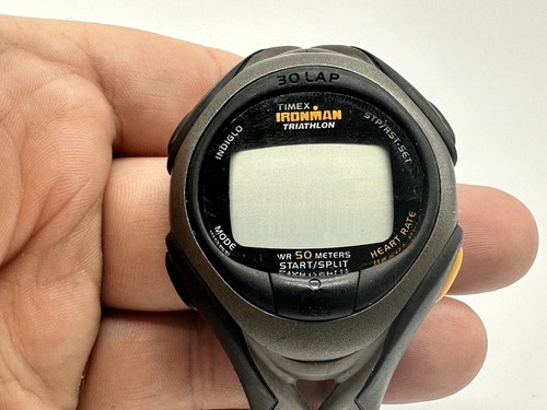 TIMEX IRONMAN TRIATHLON デジタル A859 ⭐️ TIMEX IRONMAN Triathlon Indigo RSS 210 Retro HEART RATE