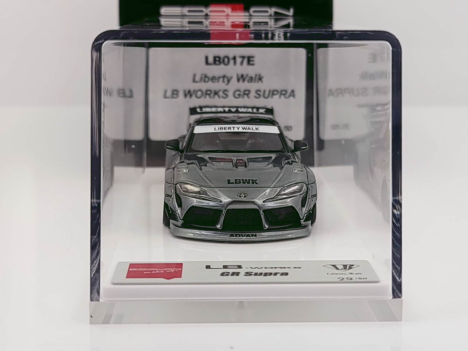 Make Up Eidolon 1:43 LB Works GR Supra A90(LD97 wheel) Ice