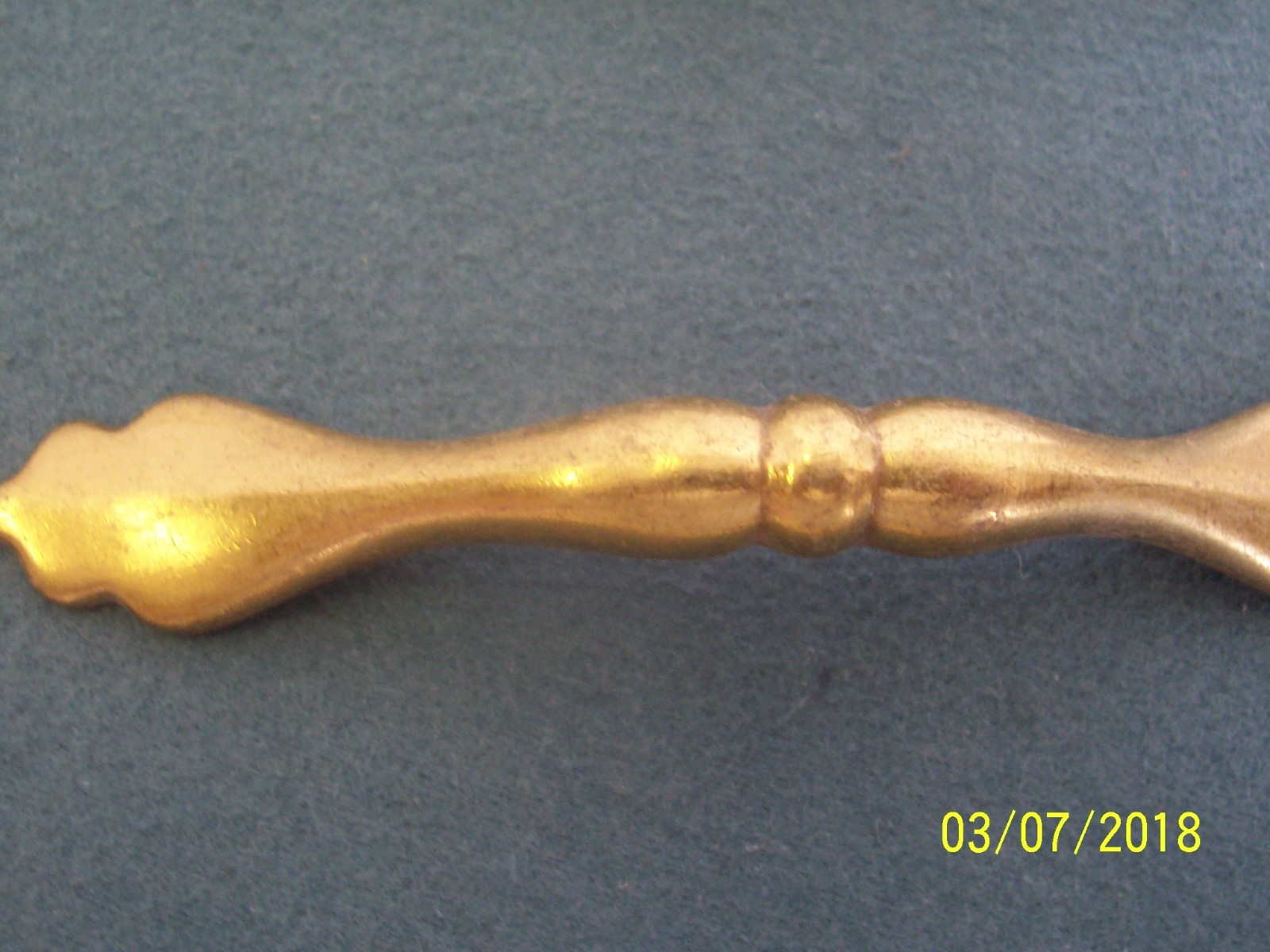4 Vintage Brass Handles Amerock 1301 3
