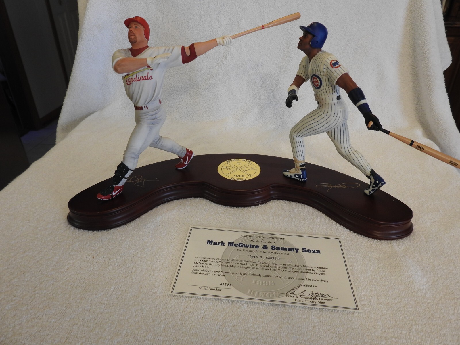 Mark McGwire & Sammy Sosa 1998 Home Run Kings Danbury Mint