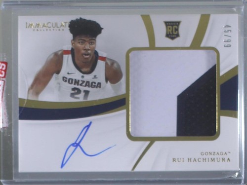 Rui Hachimura PSA 10 Auto 9 2019 Panini Immaculate