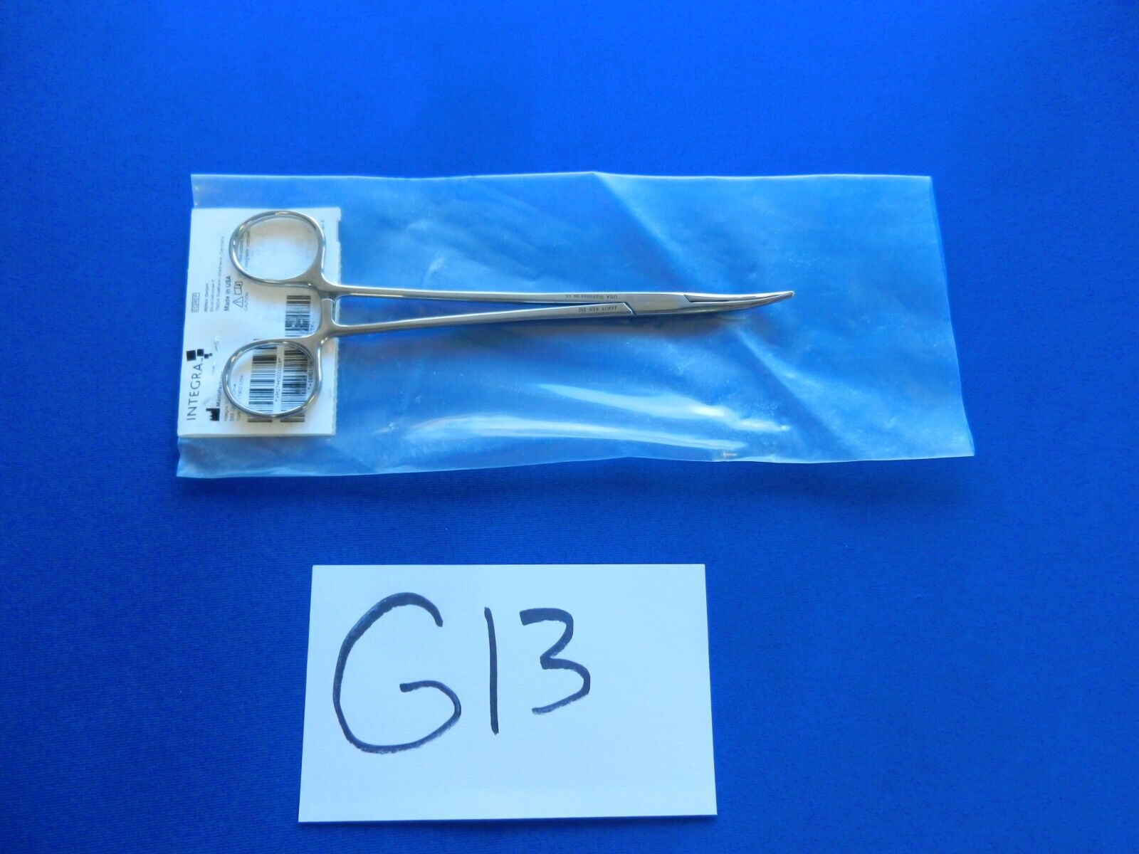 G13 Integra Jarit 450-310 Schnidt Tonsil Curved Forceps 7-1 G13 Integra Jarit 450-310 Schnidt Tonsil Curved Forceps 7-1