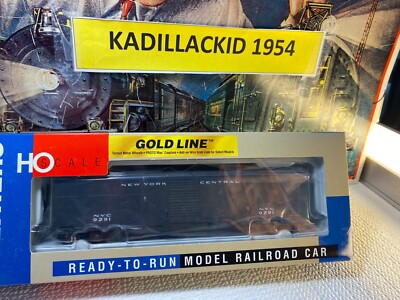   HO WALTHERS GOLD LINE-NY CENTRAL / ROCKISLAND EXPRESS BOX CAR- NEW    H2802