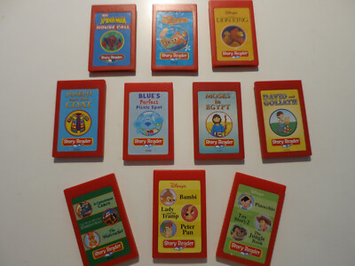 Publications Int'l Story Reader, Cartridges, Books, Bag  & Console for Repair