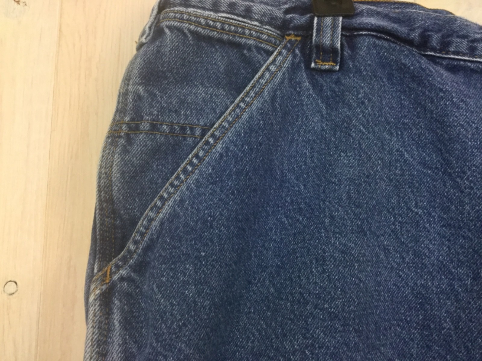 Jeep Teflon HT Mens Carpenter Denim Shorts Size 48 Blue Big Tall F8