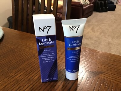 NO 7 LIFT & LUMINATE PRIMER TRIPLE ACTION 1 OZ NEW!