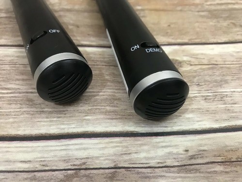 ELECTRIC DRUMSTICKS 1 Pair Battery Operated Black Blue Light Up