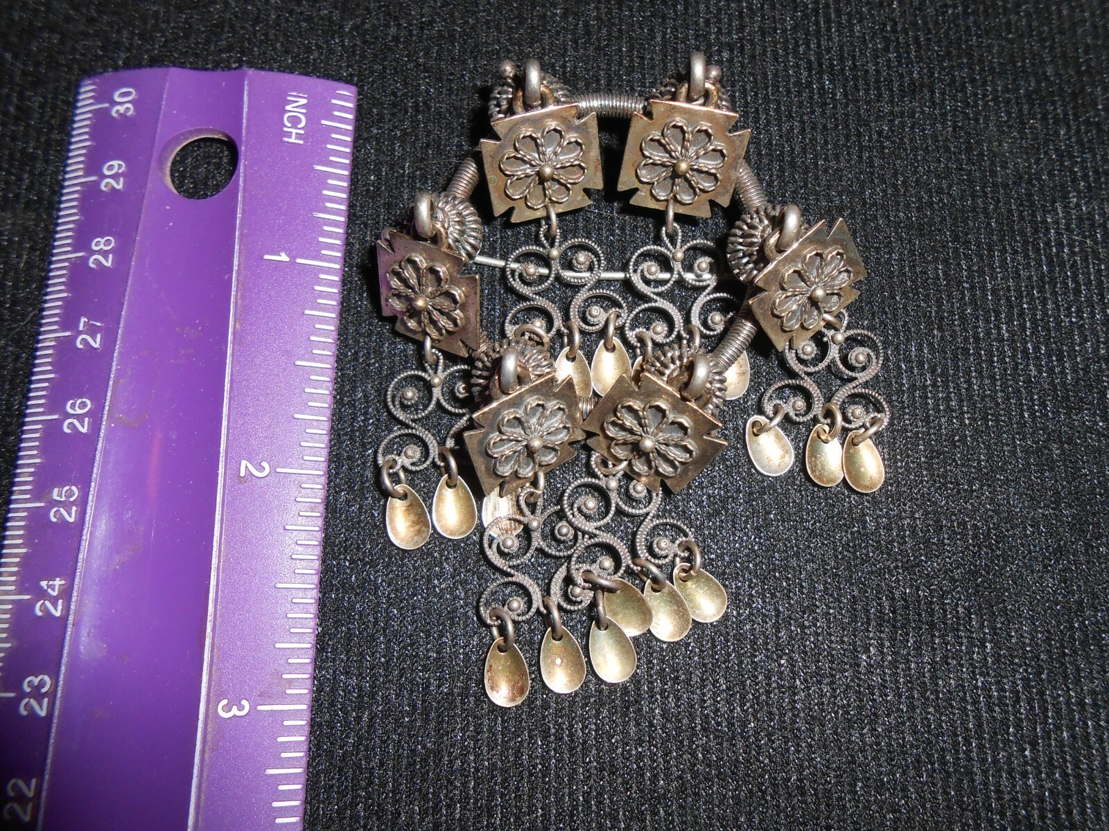 Ornate and Unique Silver Norway Solje