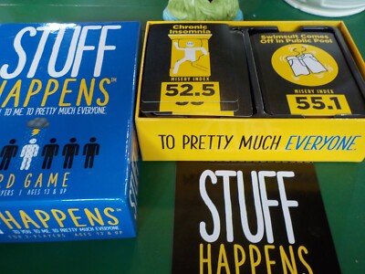 Stuff Happens Card Game for 2 Players Ages 13 & up  (AS 3)