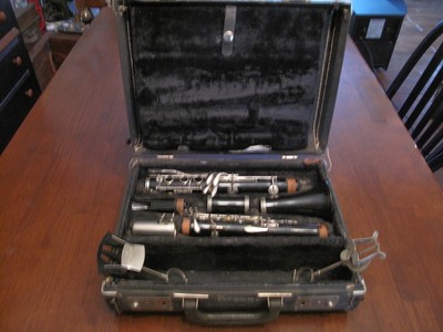 Vtg BUNDY Bb CLARINET Resonite USA Selmer Co with Hard Case